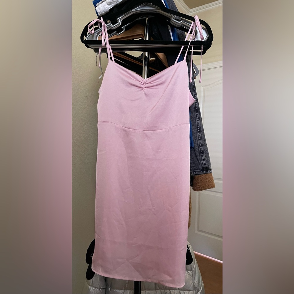 BP Light Pink Spaghetti Strap Dress